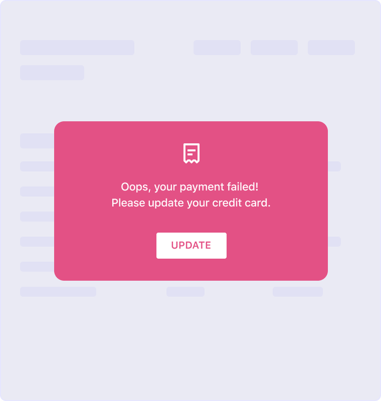 Format in-app reminders and paywalls