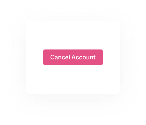 Customer initiates cancellation
